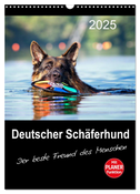 Deutscher Schäferhund - Der beste Freund des Menschen (Wandkalender 2025 DIN A3 hoch), CALVENDO Monatskalender