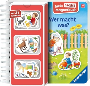 Senner, Katja. Mein großes Magnetbuch - Wer macht was? - Mit 21 Magneten. Ravensburger Verlag, 2025.