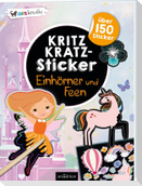 Kritzkratz-Sticker Einhörner und Feen