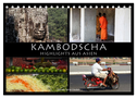 Kambodscha - Highlights aus Asien 2024 (Tischkalender 2024 DIN A5 quer), CALVENDO Monatskalender