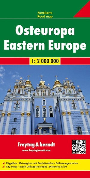 Osteuropa, Autokarte 1:2.000.000 - FBE.03. Freytag + Berndt, 2017.
