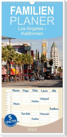 Familienplaner 2024 - Los Angeles - Kalifornien mit 5 Spalten (Wandkalender, 21 x 45 cm) CALVENDO