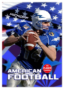 American Football - Kickoff (Wandkalender 2025 DIN A2 hoch), CALVENDO Monatskalender