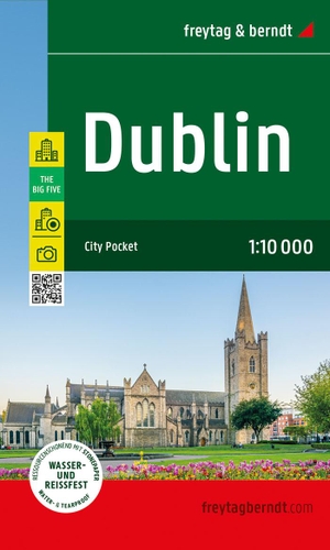 Freytag & Berndt (Hrsg.). Dublin, Stadtplan 1:10.000, freytag & berndt - City Pocket, Innenstadtplan, wasserfest und reißfest. Freytag + Berndt, 2024.