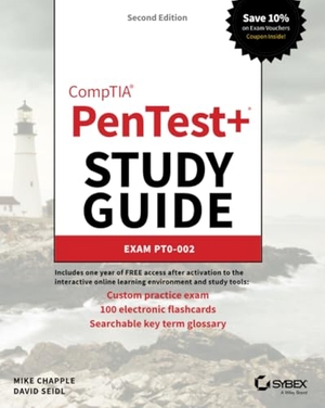 Chapple, Mike / David Seidl. Comptia Pentest+ Study Guide - Exam Pt0-002. Wiley, 2021.