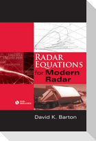 Radar Equations for Modern Radar