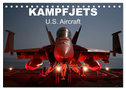 Kampfjets ¿ U.S. Aircraft (Tischkalender 2024 DIN A5 quer), CALVENDO Monatskalender