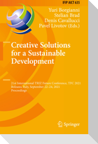 Creative Solutions for a Sustainable Development