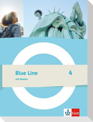 Blue Line 4. Schulbuch mit Medien (flexibler Einband) Klasse 8