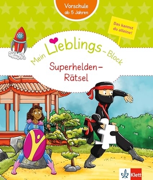 Klett Mein Lieblings-Block: Superhelden-Rätsel - Vorschule, ab 5 Jahren. Das kannst du alleine!. Klett Lerntraining, 2026.