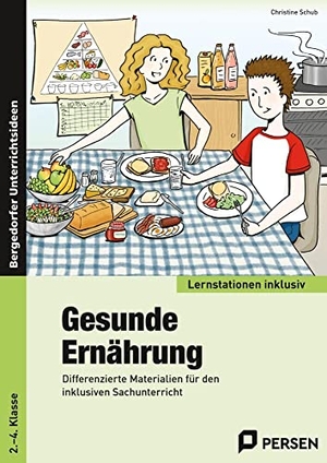 Schub, Christine. Gesunde Ernährung - Differenzierte Materialien für den inklusiven Sachunterricht (2. bis 4. Klasse). Persen Verlag i.d. AAP, 2023.