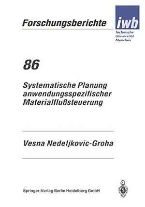 Nedeljikovic-Groha, Vesna. Systematische Planung anwendungsspezifischer Materialflußsteuerung. Springer Berlin Heidelberg, 1995.