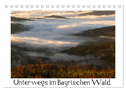 Unterwegs im Bayrischen Wald (Tischkalender 2024 DIN A5 quer), CALVENDO Monatskalender