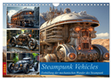 Steampunk Vehicles (Wandkalender 2024 DIN A4 quer), CALVENDO Monatskalender