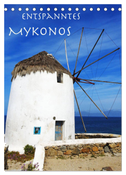 Entspanntes Mykonos (Tischkalender 2025 DIN A5 hoch), CALVENDO Monatskalender