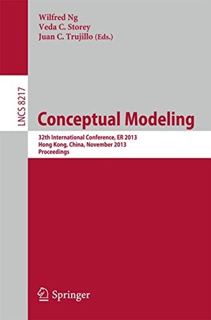 Ng, Wilfred / Juan Trujillo et al (Hrsg.). Conceptual Modeling - ER 2013 - 32th International Conference, ER 2013Hong-Kong, China, November 11-13, 2013, Proceedings. Springer Berlin Heidelberg, 2013.
