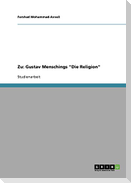 Zu: Gustav Menschings "Die Religion"