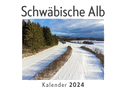 Schwäbische Alb (Wandkalender 2024, Kalender DIN A4 quer, Monatskalender im Querformat mit Kalendarium, Das perfekte Geschenk)