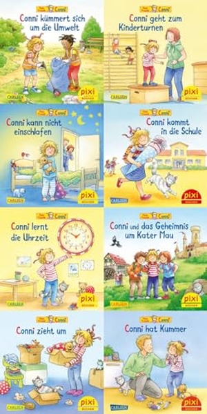 Schneider, Liane. Pixi-Box 300: Neue Abenteuer mit Conni (8 x 8 Exemplare). Carlsen Verlag GmbH, 2024.