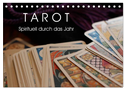 Tarot. Spirituell durch das Jahr (Tischkalender 2024 DIN A5 quer), CALVENDO Monatskalender