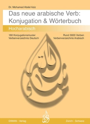Abdel Aziz, Mohamed. Das arabische Verb. Konjugation & Wörterbuch - Hocharabisch. Rund 3000 Verben, 160 Konjugationsmuster, 2 Verbenverzeichnisse Deutsch und Arabisch. Diwan Verlag, 2004.