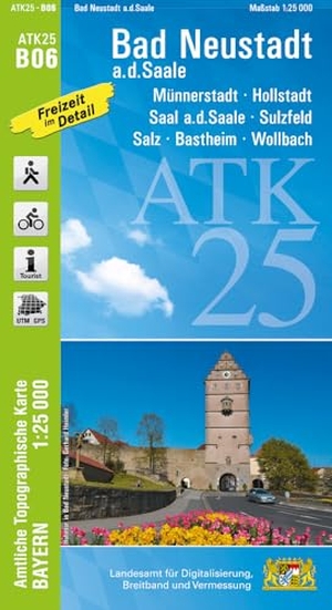 Landesamt für Digitalisierung, Breitband und Vermessung (Hrsg.). ATK25-B06 Bad Neustadt a.d.Saale (Amtliche Topographische Karte 1:25000) - Münnerstadt, Hollstadt, Saal a.d.Saale, Sulzfeld, Salz, Bastheim, Wollbach. LDBV Bayern, 2026.