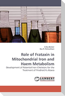 Role of Frataxin in Mitochondrial Iron and Haem Metabolism