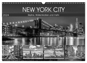 NEW YORK CITY Skyline, Wolkenkratzer und mehr (Wandkalender 2024 DIN A3 quer), CALVENDO Monatskalender