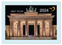 Quer durchs ganze Deutschland (Wandkalender 2024 DIN A2 quer), CALVENDO Monatskalender
