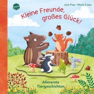 Frey, Jana. Kleine Freunde, großes Glück! Allererste Tiergeschichten - Allererste Vorlesegeschichte für Kinder ab 2 Jahren. Arena Verlag GmbH, 2023.