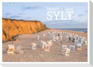 Nordsee Insel Sylt (Tischkalender 2025 DIN A5 quer), CALVENDO Monatskalender