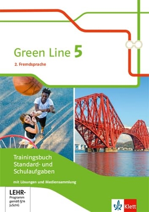 Green Line 5. Ausgabe 2. Fremdsprache. Heft mit Lösungen und Mediensammlung Klasse 10 - Trainingsbuch Standard- und Schulaufgaben. Klett Ernst /Schulbuch, 2022.