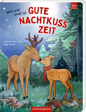 Volk, Katharina E.. Weit und breit ist Gutenachtkusszeit. Coppenrath, 2026.