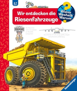 Gernhäuser, Susanne. Wieso? Weshalb? Warum?, Band 6: Wir entdecken die Riesenfahrzeuge. Ravensburger Verlag, 2015.