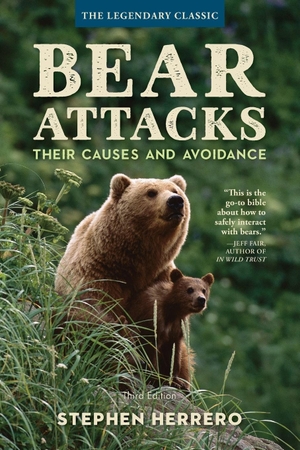 Herrero, Stephen. Bear Attacks - Their Causes and Avoidance. Lyons Press, 2018.