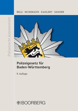 Polizeigesetz für Baden-Württemberg - mit Erläuterungen. Boorberg, R. Verlag, 2023.