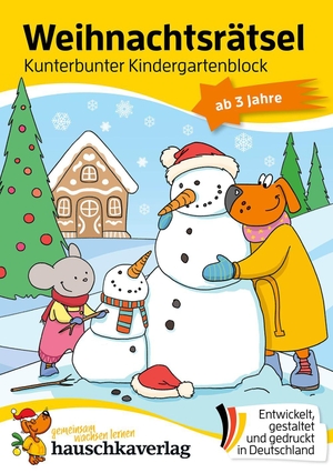 Maier, Ulrike. Weihnachtsrätsel - Kunterbunter Kindergartenblock ab 3 Jahre - Nikolaus-Geschenke Kinder, kleine Geschenke für Adventskalender. Hauschka Verlag GmbH, 2026.