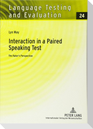 Interaction in a Paired Speaking Test