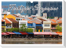 Farbiges Singapur (Wandkalender 2024 DIN A3 quer), CALVENDO Monatskalender