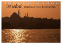 Istanbul - Stadt auf zwei Kontinenten (Tischkalender 2025 DIN A5 quer), CALVENDO Monatskalender