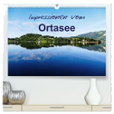 Impressionen vom Ortasee (hochwertiger Premium Wandkalender 2024 DIN A2 quer), Kunstdruck in Hochglanz