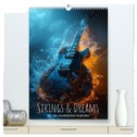 Strings & Dreams: Ein Jahr musikalischer Inspiration (hochwertiger Premium Wandkalender 2025 DIN A2 hoch), Kunstdruck in Hochglanz