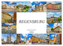 Regensburg Stadtansichten (Wandkalender 2024 DIN A3 quer), CALVENDO Monatskalender