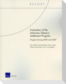 Evaluation of the Arkansas Tobacco Settlement Program