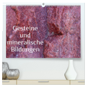 Gesteine und mineralische Bildungen (hochwertiger Premium Wandkalender 2024 DIN A2 quer), Kunstdruck in Hochglanz