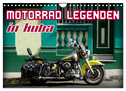 Motorrad Legenden in Kuba (Wandkalender 2024 DIN A4 quer), CALVENDO Monatskalender