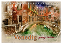 Venedig - ganz intim (Tischkalender 2024 DIN A5 quer), CALVENDO Monatskalender
