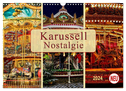 Karussell - Nostalgie (Wandkalender 2024 DIN A3 quer), CALVENDO Monatskalender