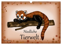 Niedliche Tierwelt (Wandkalender 2024 DIN A3 quer), CALVENDO Monatskalender