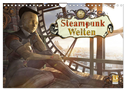Steampunk Welten (Wandkalender 2024 DIN A4 quer), CALVENDO Monatskalender